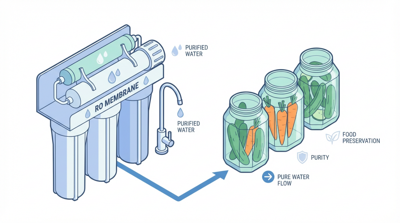 Using Reverse Osmosis Water for Pickling Foods Effectively
