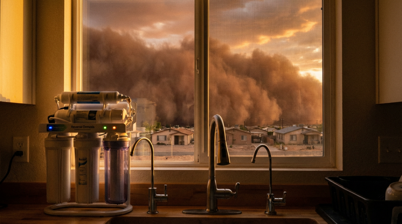 Maintenance Frequency for RO Systems in Dust Storm Areas