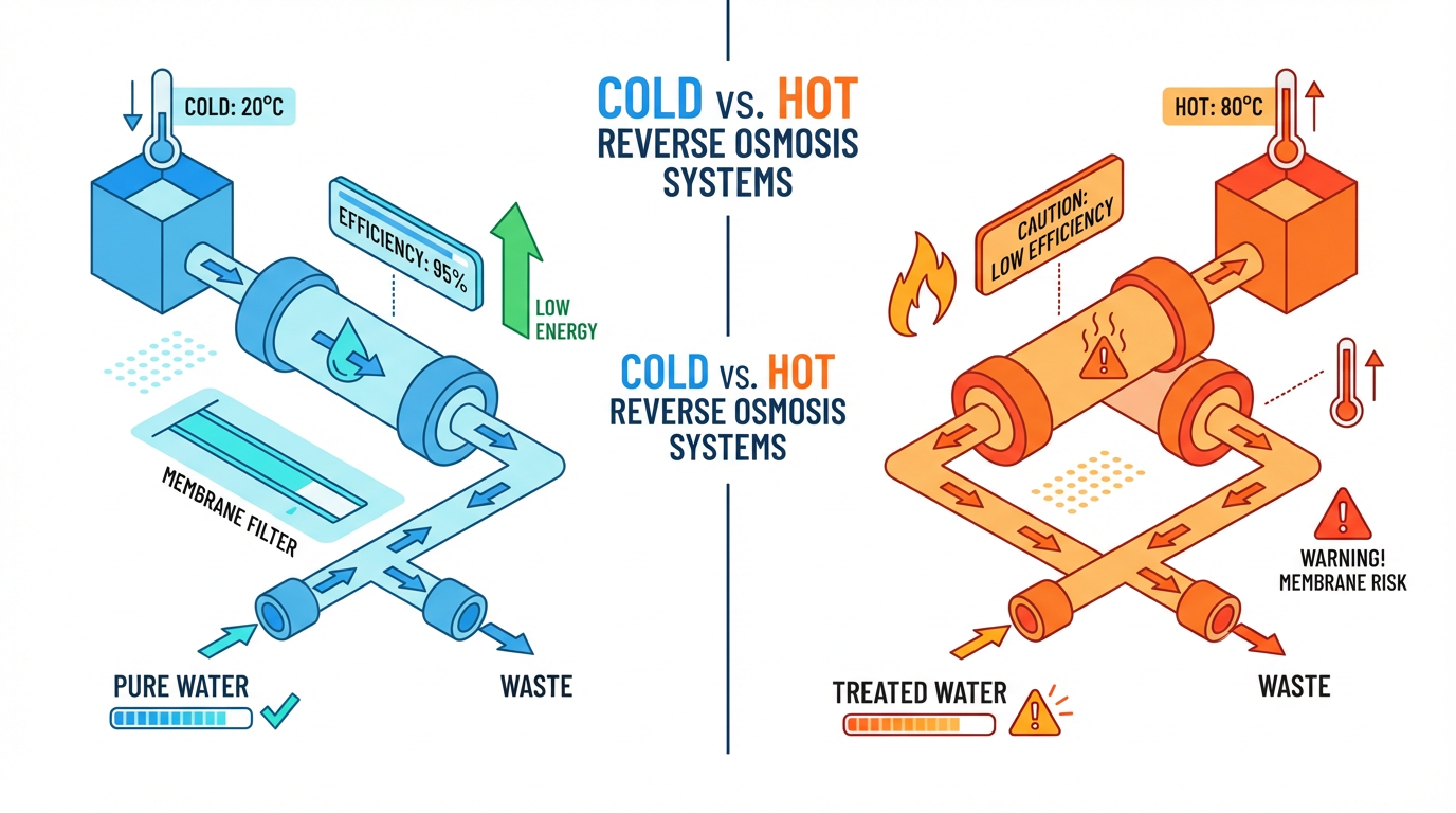 Why Cold-Water RO Systems Are More Efficient Than Hot-Water Setups
