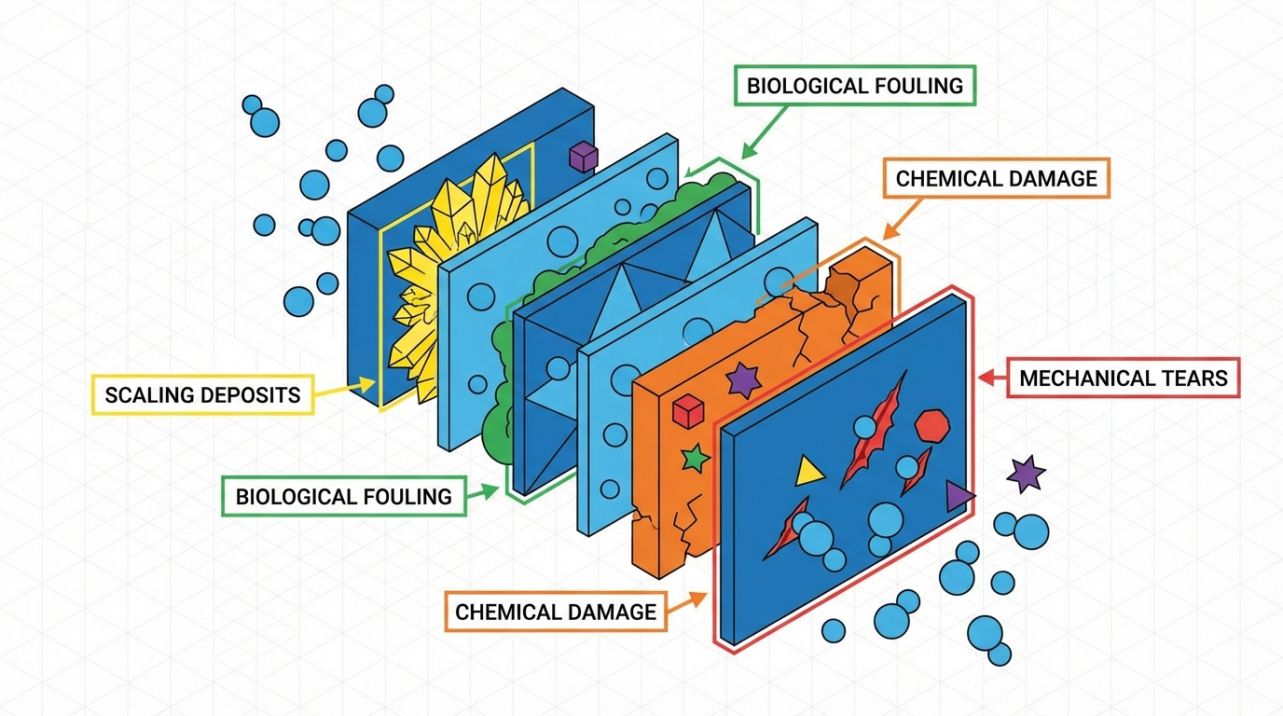 Understanding Common Causes of RO Membrane Failure and How to Prevent Them