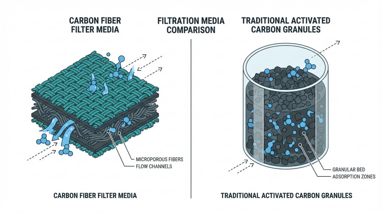 Carbon Fiber Filters vs. Traditional Activated Carbon: Which Is Better For Your Home Water?
