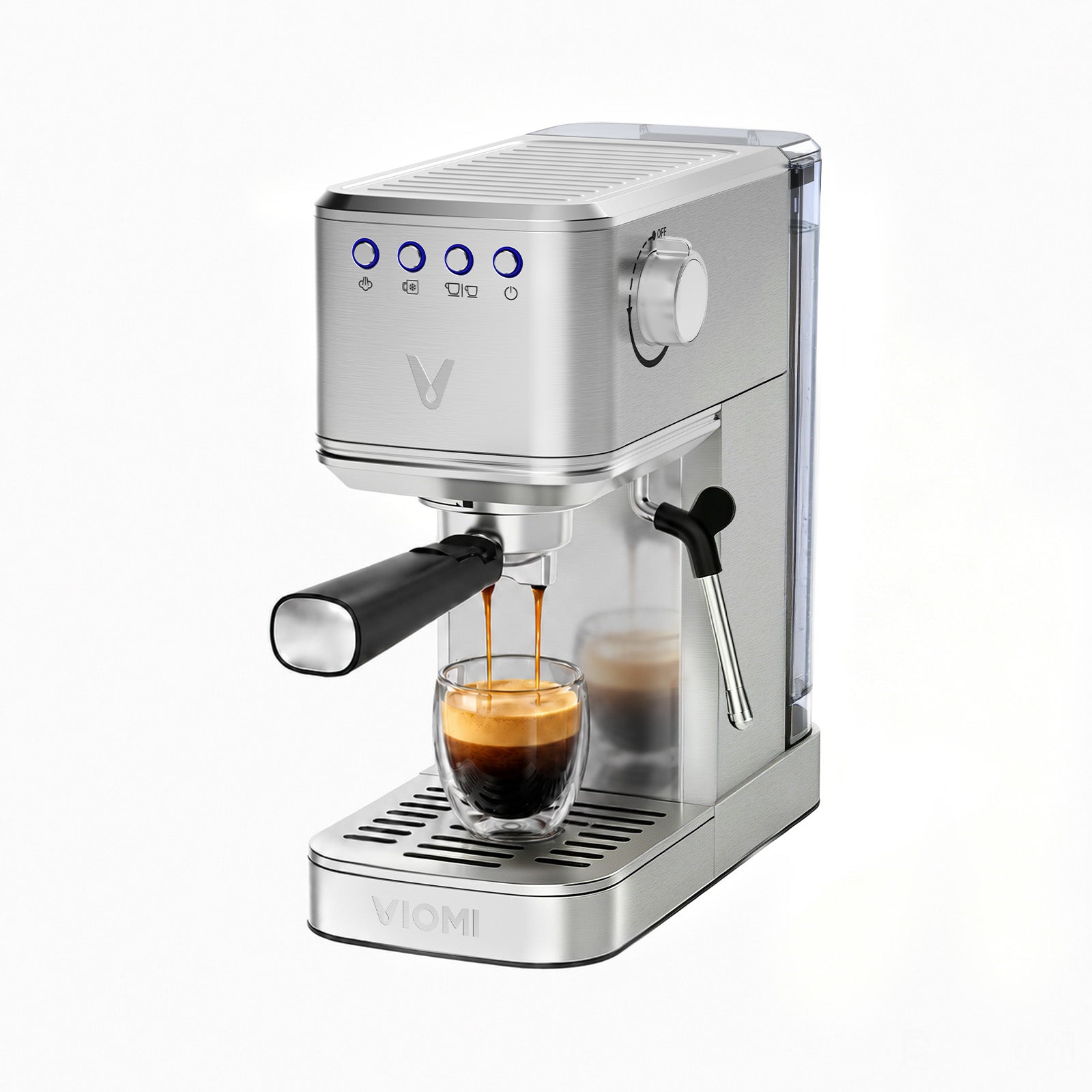 T1A Espresso Machine 20 Bar, Compact Espresso Maker with Milk Frother