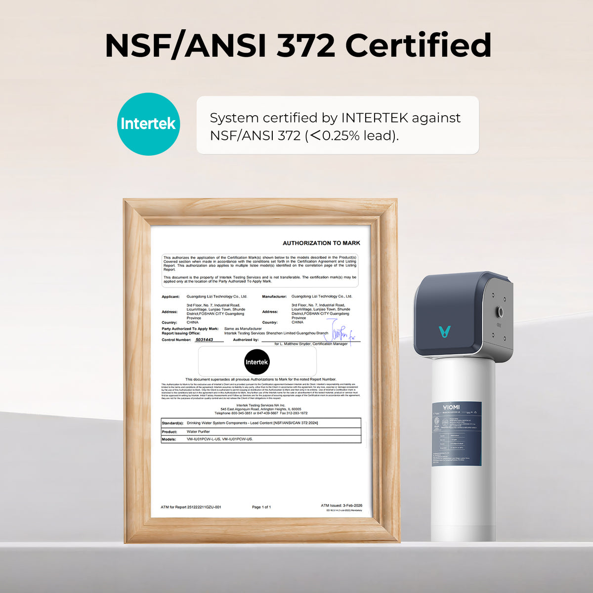 Under Sink Water Filter, 0.5 Micron Filtration System