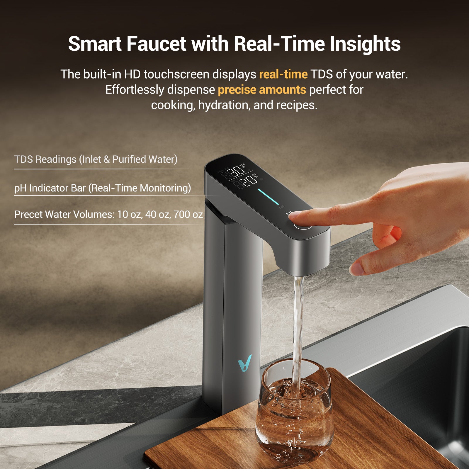 M1 Mineral Tankless Under Sink Reverse Osmosis Alkaline Water Purifier