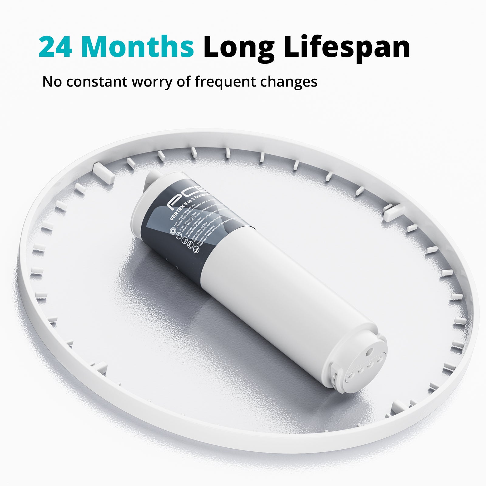 VIOMI PCB Filter, Replacement for Vortex 6 & Vortex 8 Water Filter System, 24-Months