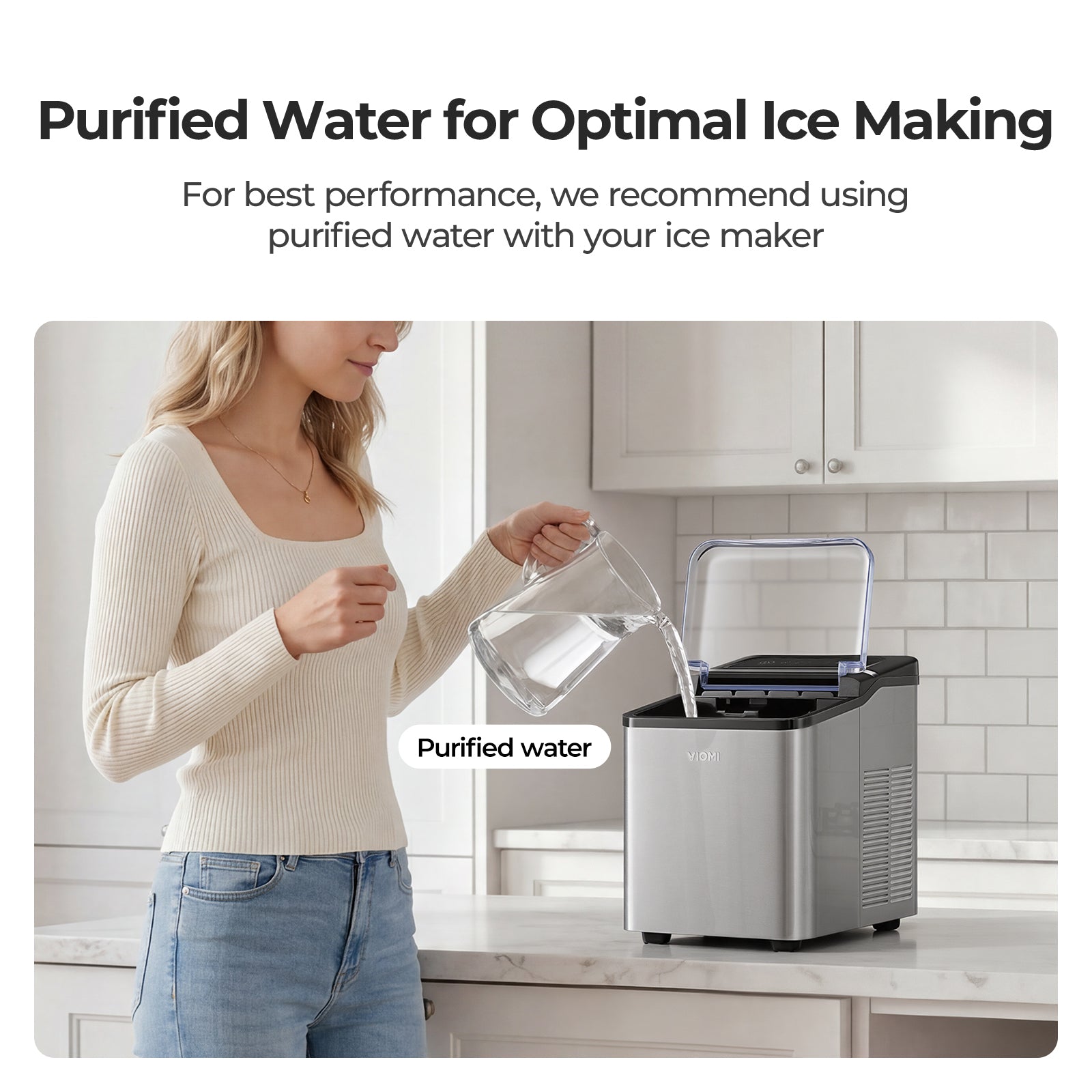 Viomi Nugget Ice Maker Countertop