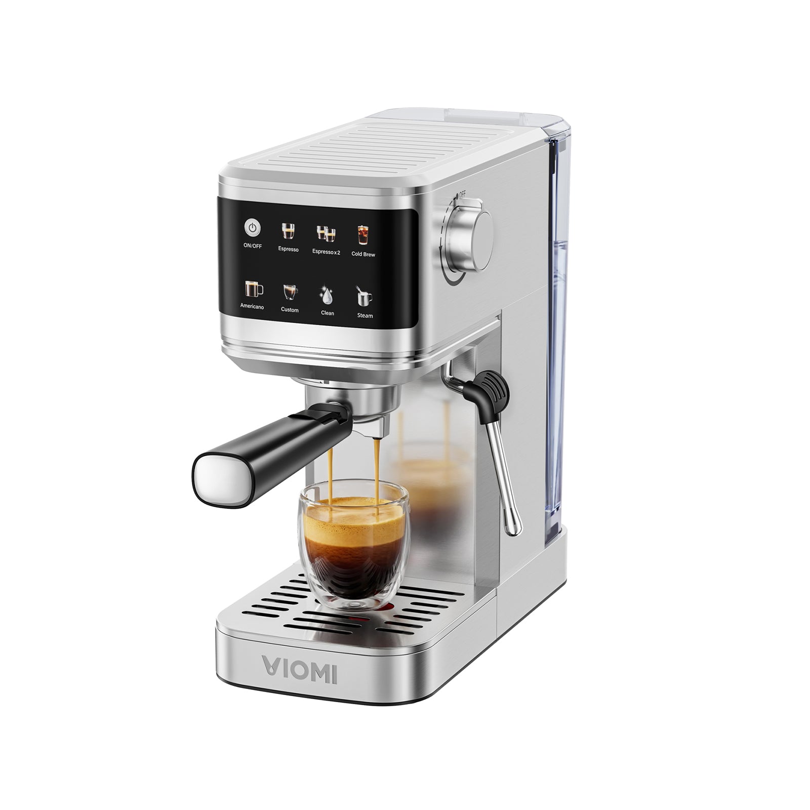T1A Pro Espresso Machine 20 Bar, Compact Espresso Maker with Milk Frother