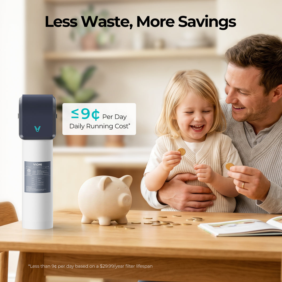 Under Sink Water Filter, 0.5 Micron Filtration System