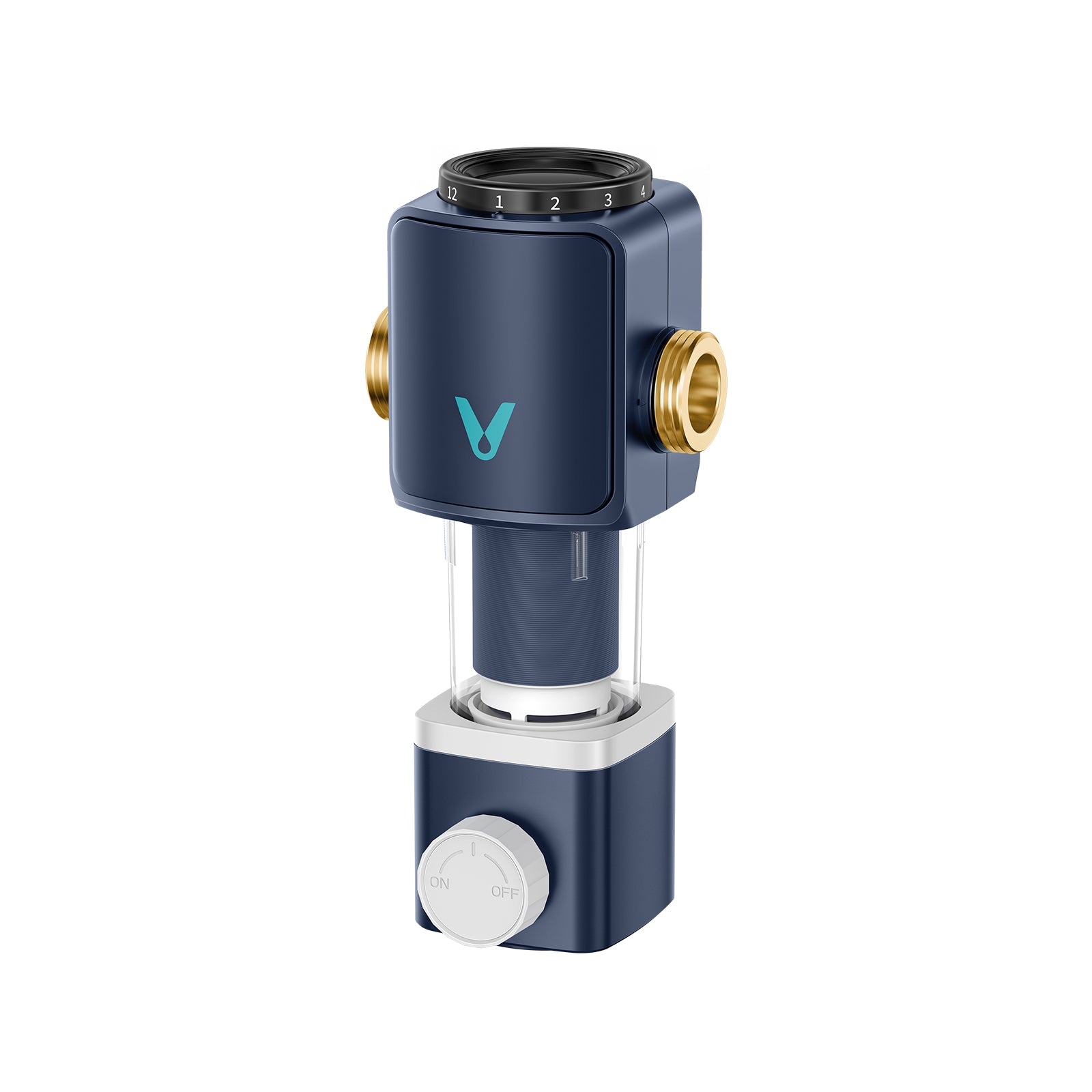 40 Micron Spin Down Sediment Filter, Backwash Whole House Water Filtration System for Well/City Water, Reusable Pre-Filtration System
