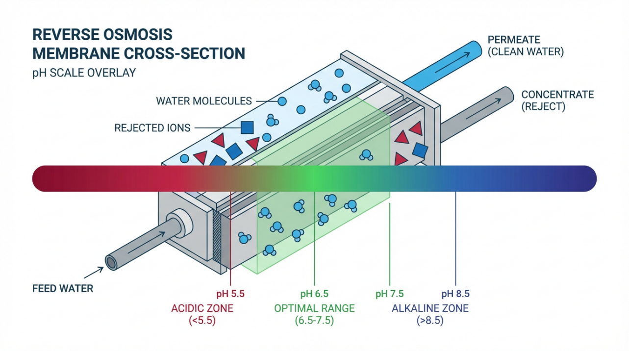 Understanding the Importance of pH Range for RO Membrane Functionality