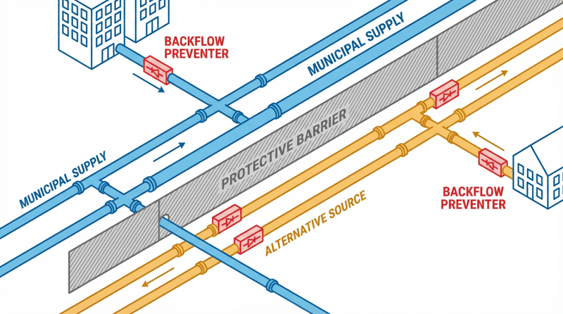 Prevent Cross-Contamination in Dual Water Source Systems