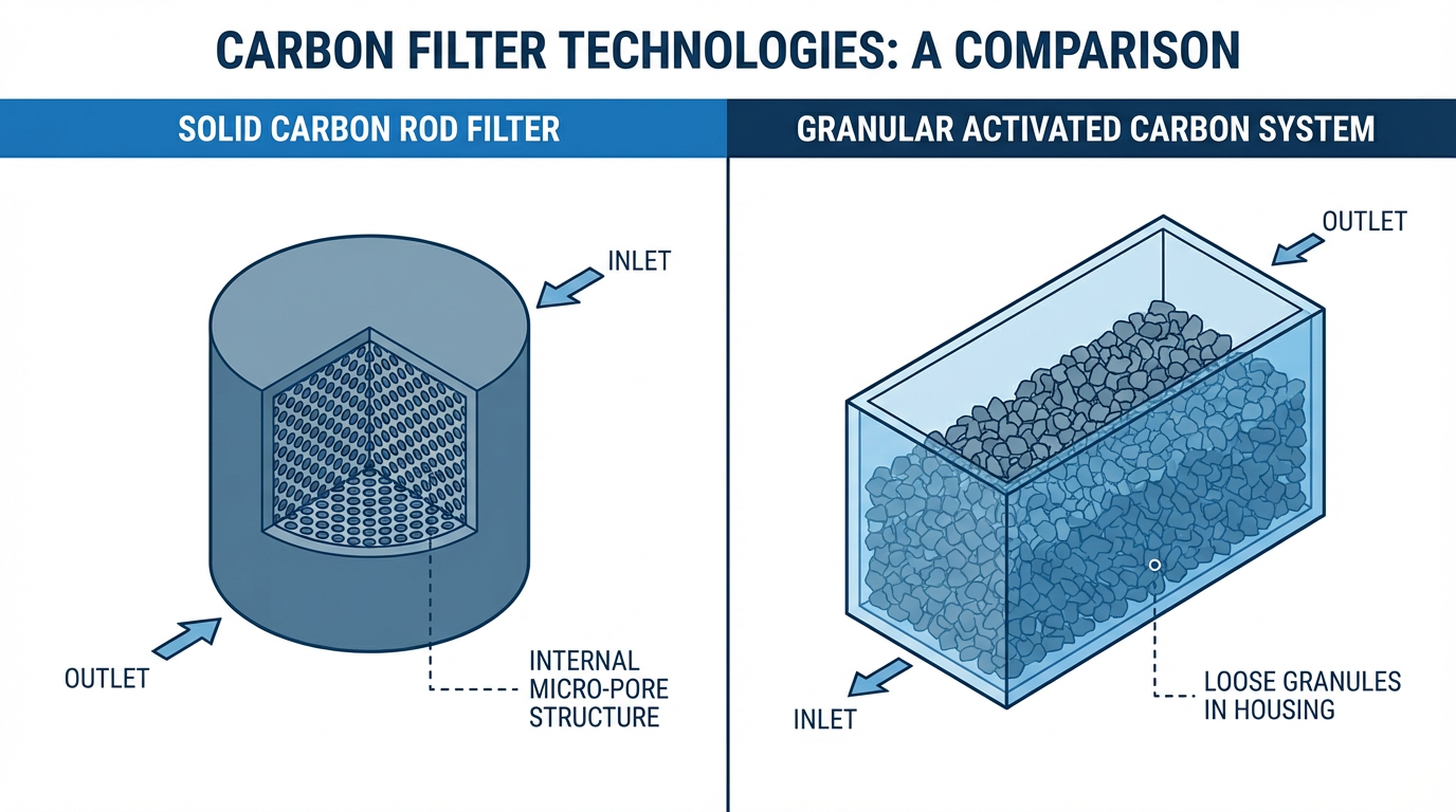 Carbon Rod vs Granular Activated Carbon: Which Is More Efficient For Healthy Home Water?