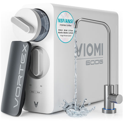 Purificador de agua por ósmosis inversa para debajo del fregadero Vortex 6