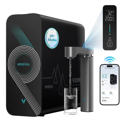 M1 Mineral Tankless Under Sink Reverse Osmosis Alkaline Water Purifier