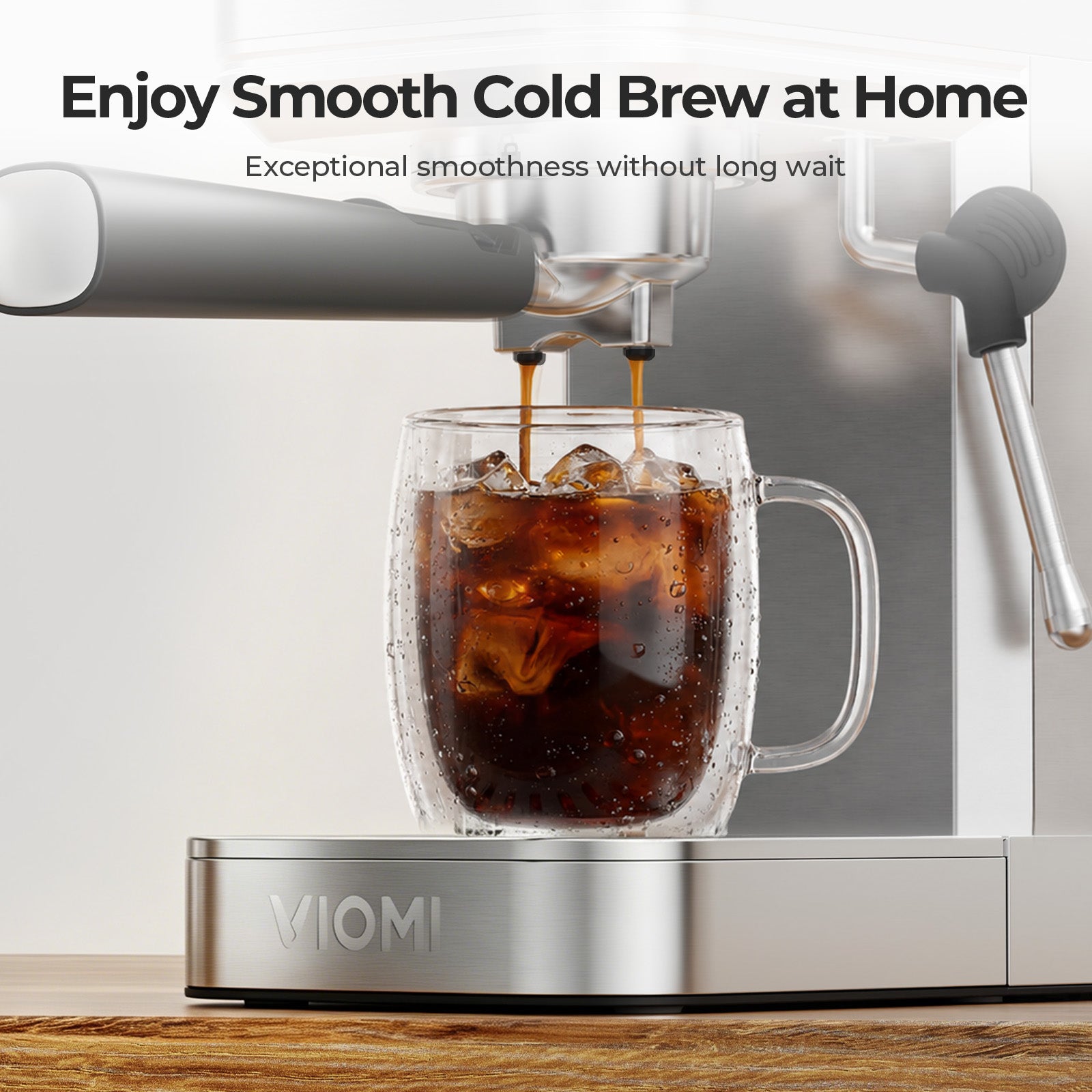 T1A Espresso Machine 20 Bar, Compact Espresso Maker with Milk Frother