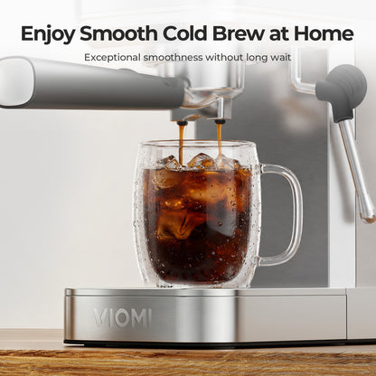T1A Espresso Machine 20 Bar, Compact Espresso Maker with Milk Frother