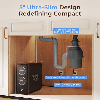Vortex V8 Pro Tankless Under Sink Reverse Osmosis Water Purifier With Extra PCB Filter