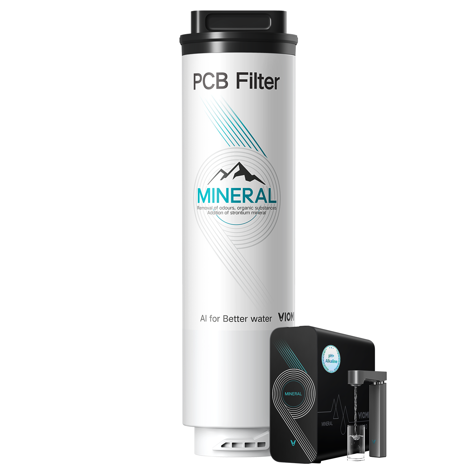 M1-PCB Filter, Replacement for Viomi Master M1 RO Water Filter, 24-Month Lifetime, Compatible with M1 Mineral Reverse Osmosis System