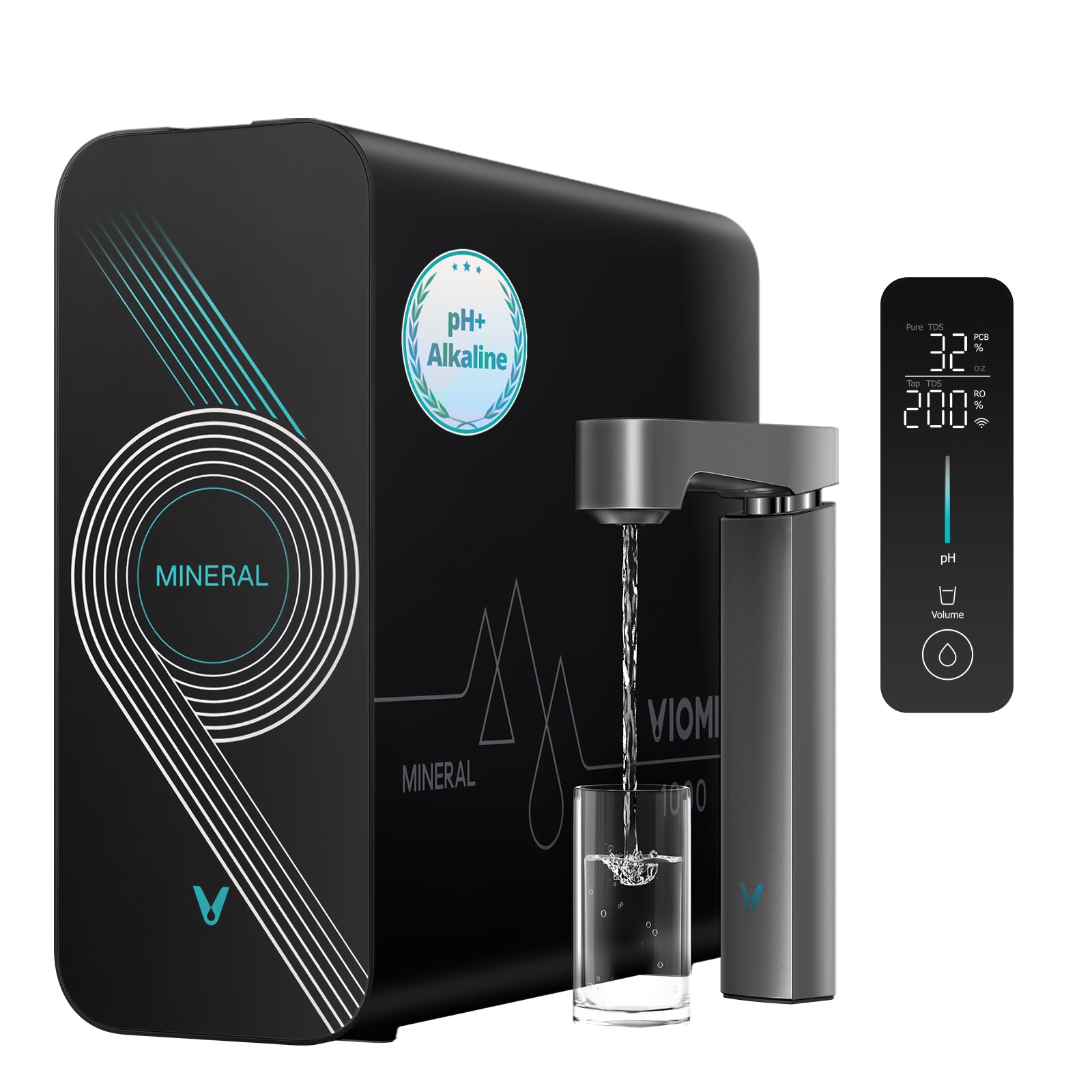 M1 Mineral Tankless Under Sink Reverse Osmosis Alkaline Water Purifier