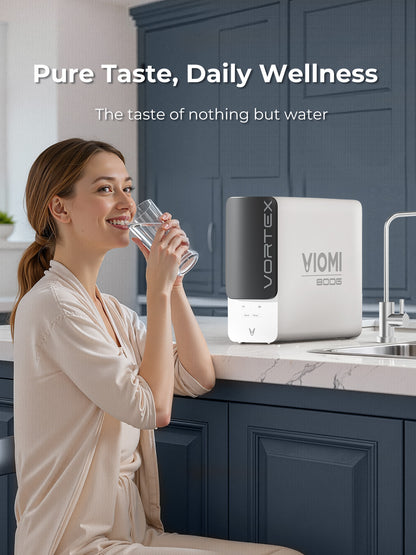 Viomi vortex 8 water purifier providing pure taste, daily wellness, the taste of nothing but water.
