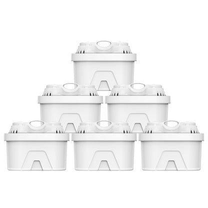 6 Pack Filter, Replacement for Inno 13-Cup Wate Pitcher, Last Up to 2 Months or 55 Gallons, 1 Year Supply